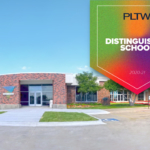 Project Lead the Way PLTW Distinguished School Badge